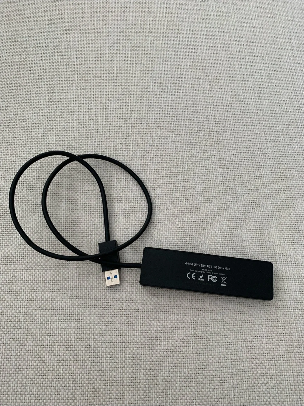 Anker 4-Port Ultra Slim USB 3.0 Data Hub (Model: A7516)